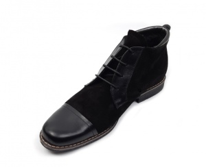 Marimea 42 Ghete barbati casual - elegante din piele naturala - Made in Romania LGB03NVELBOX - Img 3