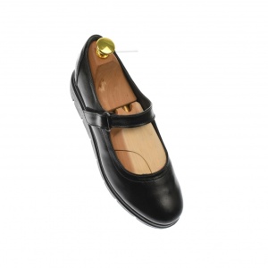 Oferta 35, 36, 40 - Pantofi dama casual din piele naturala cu bareta, negru - LP38N - Img 2