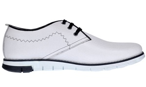 Oferta 44 Pantofi barbati sport din piele naturala Alb Yanis Confort - Img 6