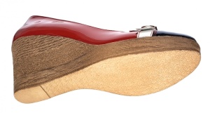 Oferta marimea 35, 36, 39, Pantofi dama piele naturala lacuita platforma 7 cm – Stil si confort LPTEABLAR - Img 4
