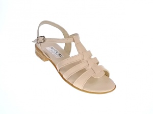 OFERTA MARIMEA 37, 39, 40 -Sandale dama din piele naturala, CORA BEJ - S2BEJ - Img 5