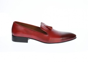 OFERTA MARIMEA 38 - Pantofi barbati eleganti, din piele naturala, rosu -L035ROSU - Img 2