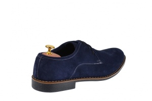 Oferta marimea 39, 42 Pantofi barbati casual din piele naturala bleumarin - L85BLVEL - Img 5