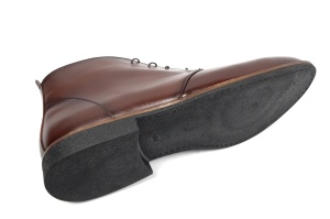 Oferta marimea 39, 43 Ghete barbati office din piele naturala maro LGB43MARO - Img 2