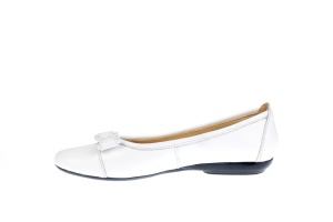 Oferta marimea 39 - Balerini dama casual din piele naturala ELSA - LARENAALB - Img 3
