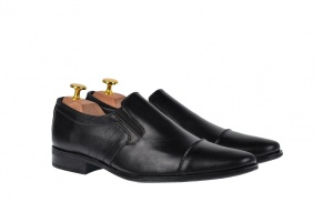 Oferta marimea 40 - Pantofi barbati, eleganti, din piele naturala, cu elastic - LCIOCSTEFEN - Img 5