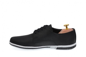 OFERTA MARIMEA 40, - Tenisi barbati sport din piele naturala neagra LTENBUFNC - Img 3
