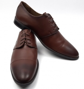 Oferta marimea 44 - Pantofi barbati eleganti din piele naturala - Massimo 588M - Img 3