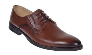 Oferta marimea 44 - Pantofi eleganti pentru barbati, piele naturala maro - 996M