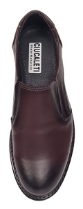 Pantofi barbati casual din piele naturala Army Bordeaux CORSAEVIS - Img 8