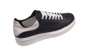 Pantofi barbati casual din piele naturala, Bleumarin - Alb, GKR-COMBAT-2N - Img 8