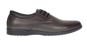 Pantofi barbati casual din piele naturala Gri GKR30GRI - Img 4