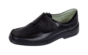 Pantofi barbati casual din piele naturala, inchidere cu scai, arici - SCAI1N - Img 3