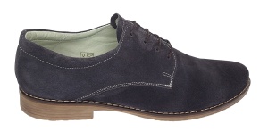 Pantofi barbati casual din piele naturala intoarsa, gri inchis - PAGRIVEL1 - Img 6