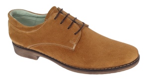 Pantofi barbati casual din piele naturala intoarsa - Model Maro Camel PAVELM - Img 6