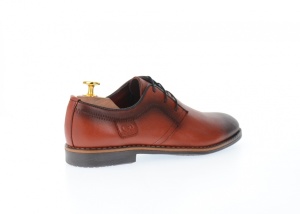 Pantofi barbati casual din piele naturala maro - 240M - Img 4