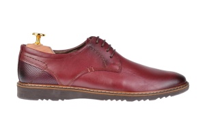 Pantofi barbati casual din piele naturala - Model bordo Sir 135VIS - Img 10