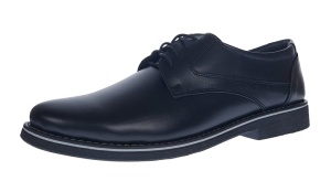 Pantofi barbati casual din piele naturala, Negru, 416SN - Img 4
