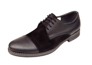 Pantofi barbati casual din piele naturala, Negru - 858NN - Img 2