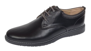 Pantofi barbati casual din piele naturala Negru GKR30N