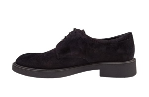 Pantofi barbati, casual, piele naturala intoarsa, Negru, Alexander Rome AREZO - Img 4