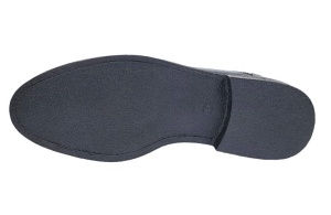 Pantofi barbati casual piele naturala , Negru box - P37NA - Img 5