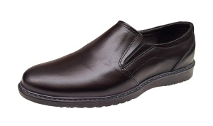 Pantofi barbati, casual, piele naturala, Negru - GKR04N - Img 4
