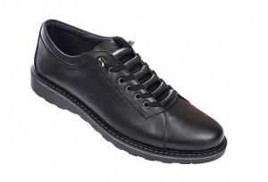 Pantofi barbati casual sport din piele naturala Marko Negru ASEN
