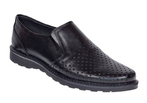 Pantofi barbati de vara din piele naturala cu perforatii GKR506N