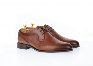 Pantofi barbati derby, eleganti din piele naturala SIR020M - Img 2