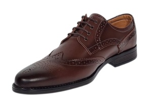 Pantofi barbati Derby Wingtip Brogue din piele naturala GKR826M - Img 4