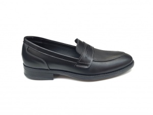 Pantofi barbati din piele naturala, Negru, Ciucaleti Shoes, TEST566N Marimea 41 - Img 2