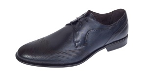 Pantofi barbati eleganti din piele naturala Bleumarin 020BL - Img 5