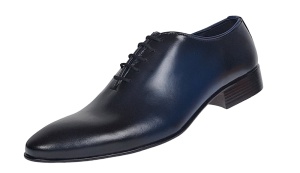 Pantofi barbati eleganti din piele naturala Bleumarin 024BLU - Img 9