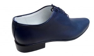 Pantofi barbati eleganti din piele naturala bleumarin GKR35BLMBOX - Img 4