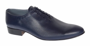 Pantofi barbati eleganti din piele naturala bleumarin - Model Enzo - Img 4