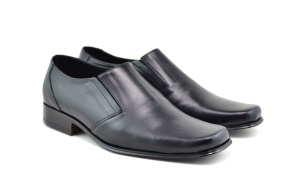 Pantofi barbati eleganti din piele naturala, cu elastic STDX3EL