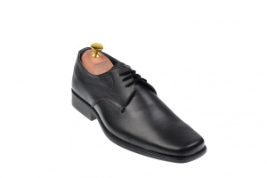Pantofi barbati eleganti din piele naturala, cu siret 1002N
