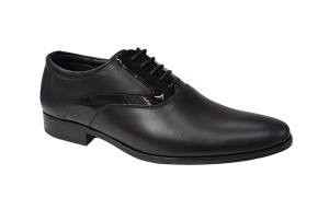 Pantofi barbati eleganti, din piele naturala, cu suvite lac - STEFINBOX - Img 1
