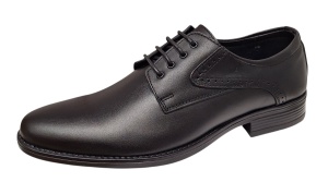 Pantofi barbati eleganti din piele naturala de culoare neagra Zidan 819 - Img 5