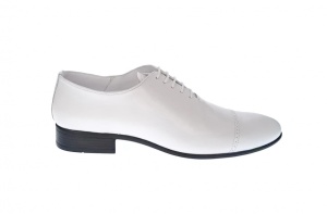 Pantofi barbati eleganti din piele naturala Enzo alb MOD1ABOX