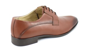 Pantofi barbati eleganti din piele naturala maro - 085MBOX - Img 6