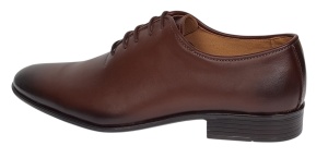 Pantofi barbati eleganti din piele naturala - Maro Cognac Havana 51 - Img 8