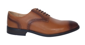 Pantofi barbati eleganti din piele naturala maro deschis - Marimea 43 - Img 2