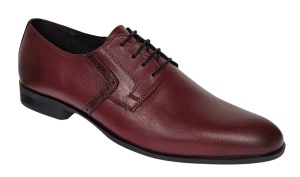 Pantofi barbati eleganti din piele naturala - Model Bordeaux Marimea 41 - Img 4