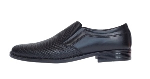 Pantofi barbati eleganti din piele naturala Negru 891N - Img 8