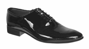 Pantofi barbati eleganti din piele naturala Negru LAC LMOD1NLAC - Img 8