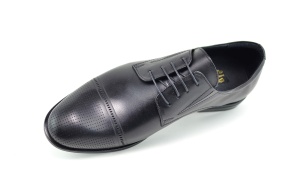 Pantofi barbati eleganti, din piele naturala, Negru, SIR073SN - Img 6