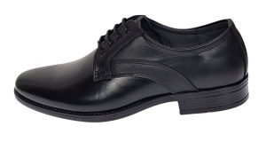 Pantofi barbati eleganti din piele naturala Nikolas Negru GKR232N - Img 5