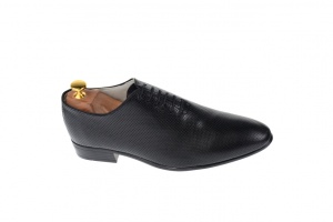 Pantofi barbati office, eleganti din piele naturala de culoare neagra NIC5NPR